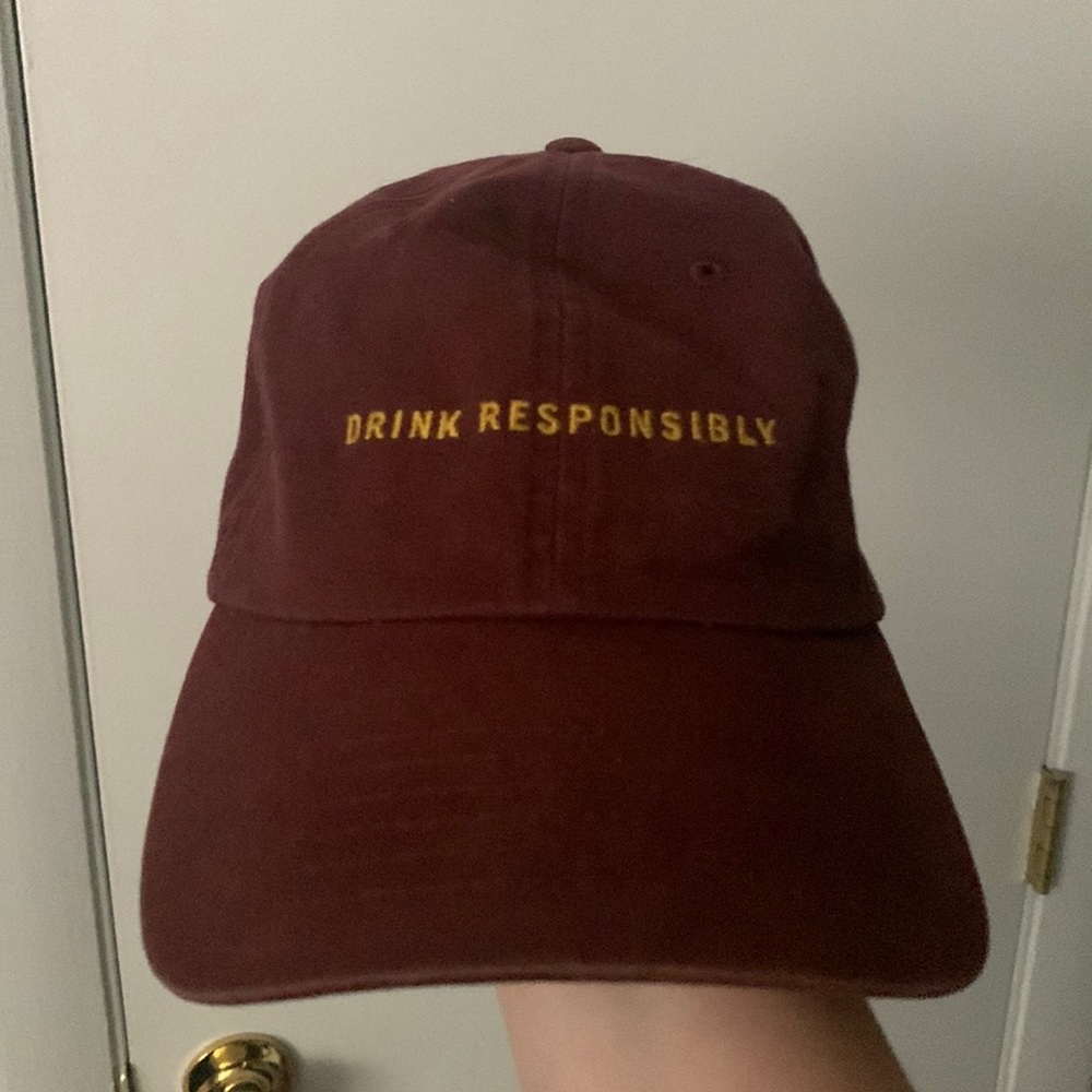 Maroon hat